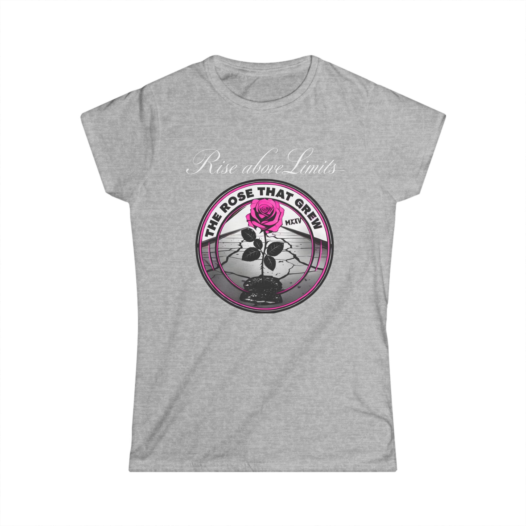 Women's Graphic Tee with Floral Design, Casual Wear, Gift for Her, Fashion Statement, Summer Outfit, Unique Style