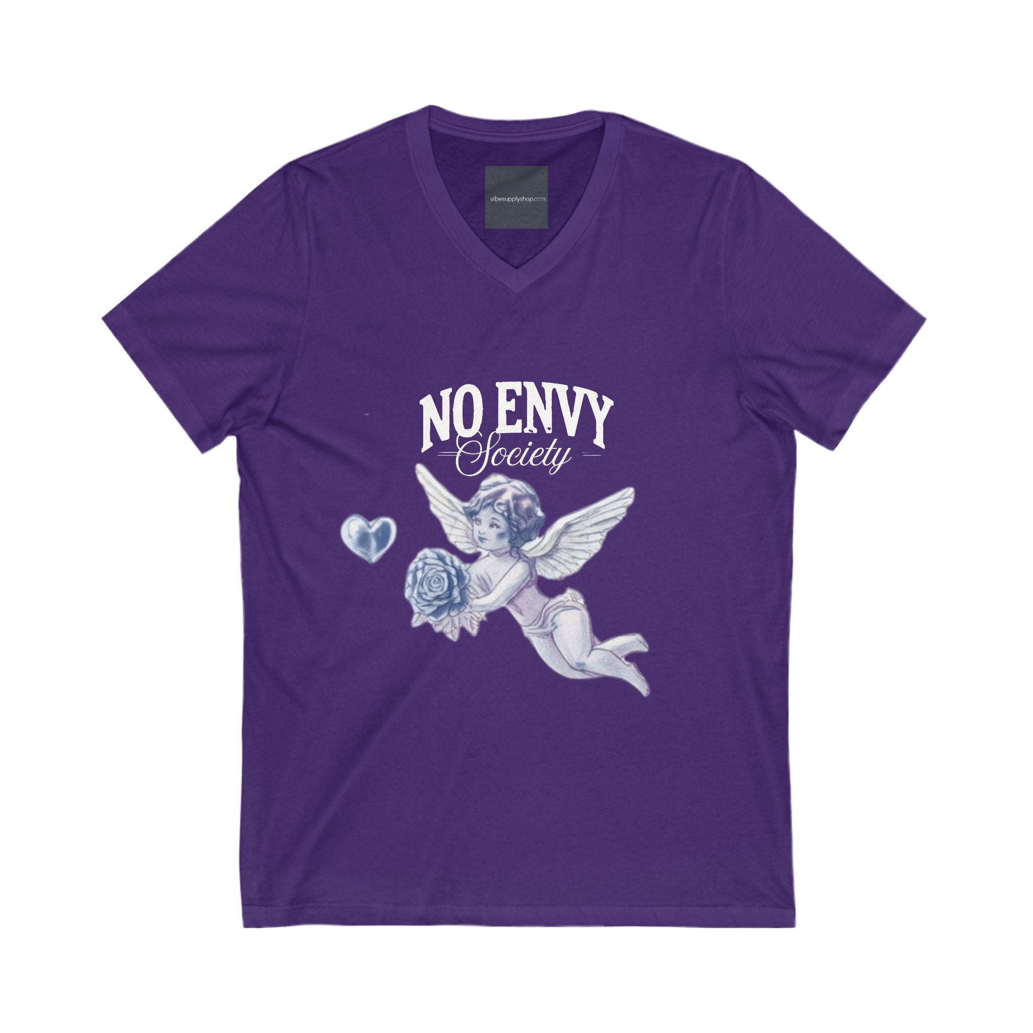 Spread Love Not Hate V-Neck Tee, Unisex Inspirational Shirt, Casual Everyday Wear, Gift for Friends, Positive Message Tee