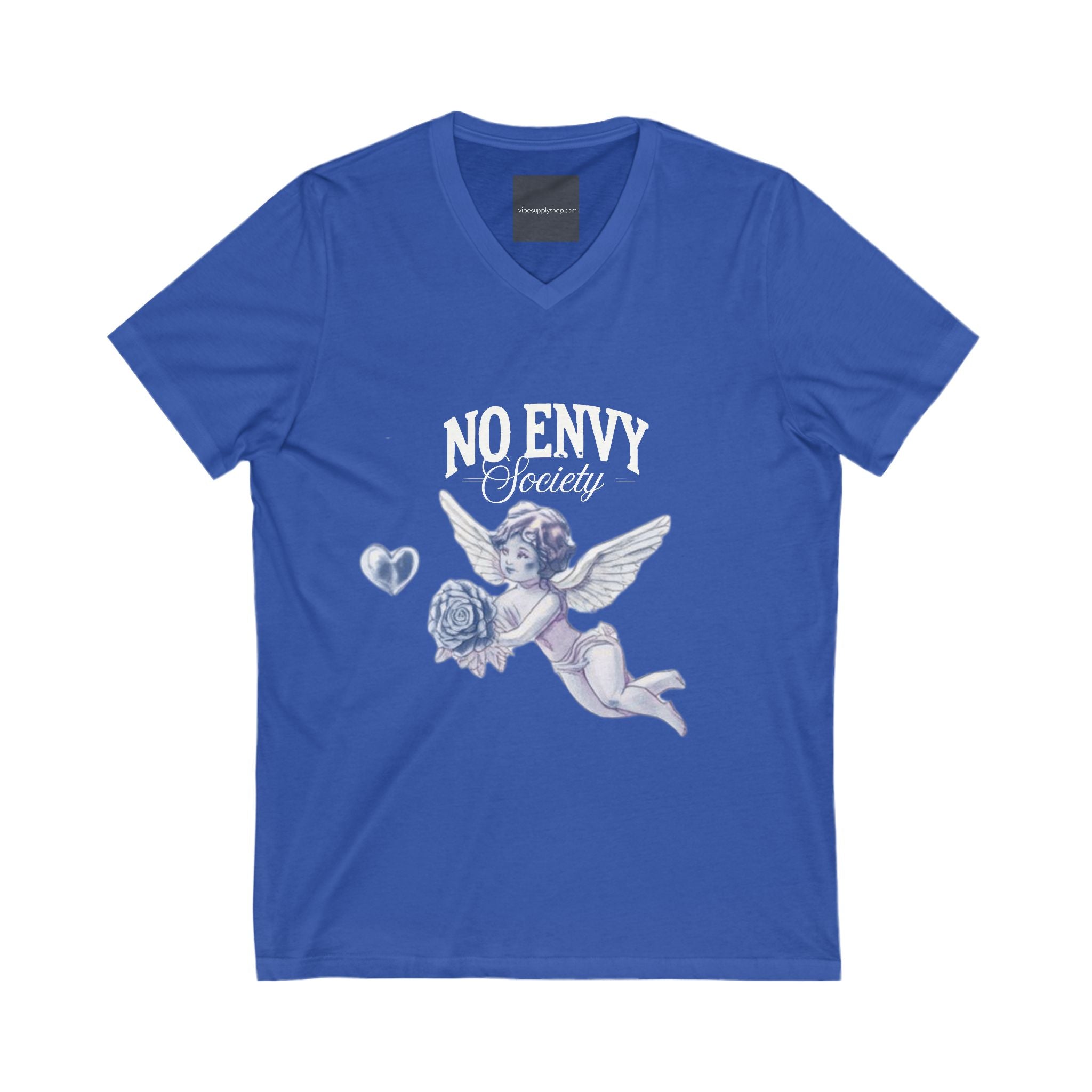 Spread Love Not Hate V-Neck Tee, Unisex Inspirational Shirt, Casual Everyday Wear, Gift for Friends, Positive Message Tee