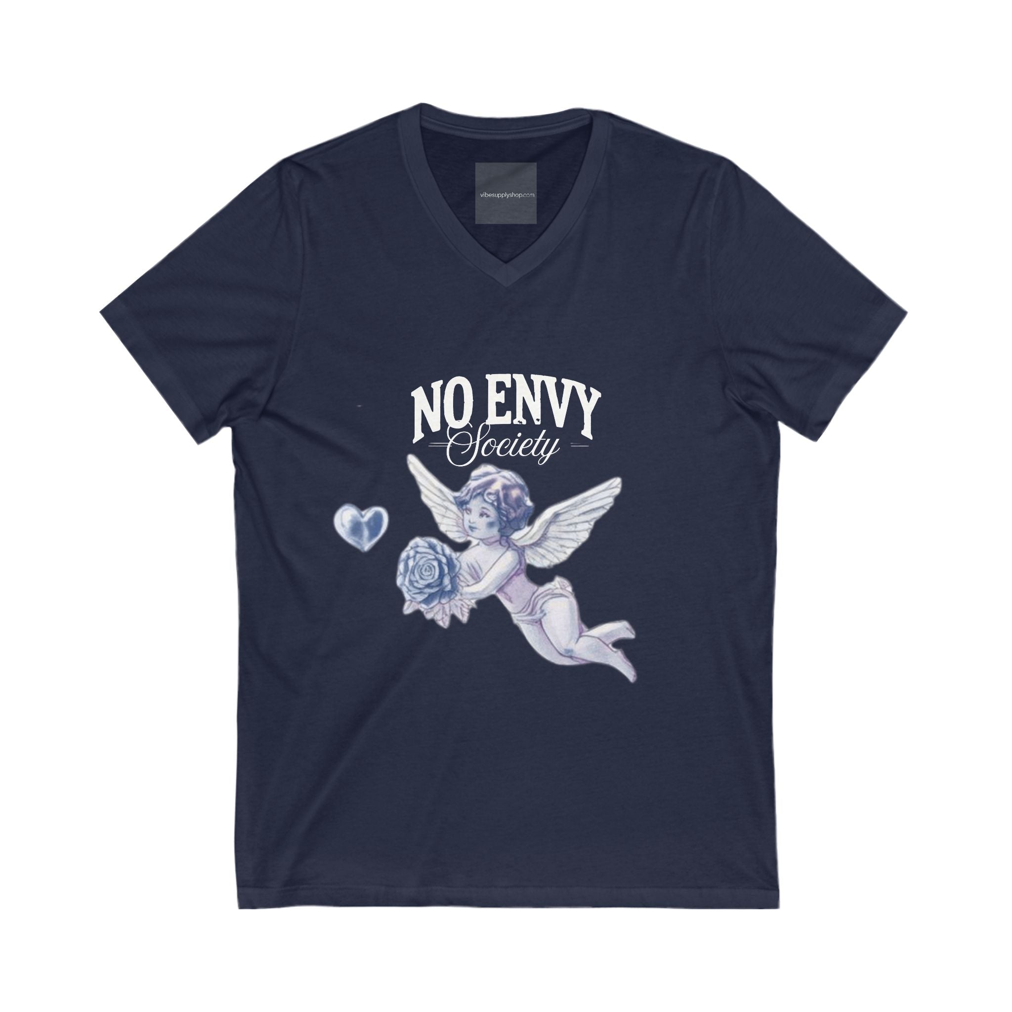 Spread Love Not Hate V-Neck Tee, Unisex Inspirational Shirt, Casual Everyday Wear, Gift for Friends, Positive Message Tee