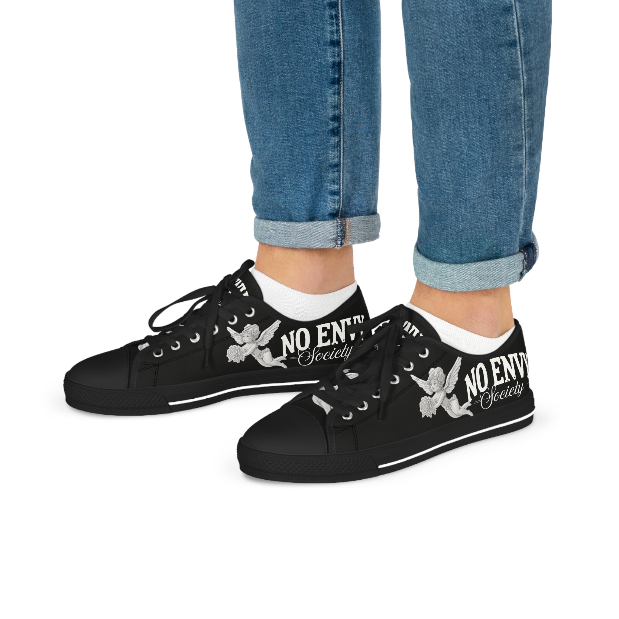 Stand out with No Envy Society’s Rockstar Wave Sneakers – Bold, Grunge - Streetwear Shoes
