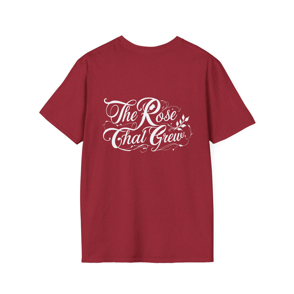Unisex Softstyle T-Shirt with 'The Rose That Grew' Design - Perfect for Nature Lovers, Gifts for Friends, Casual Wear, Summer Outfits, [...]