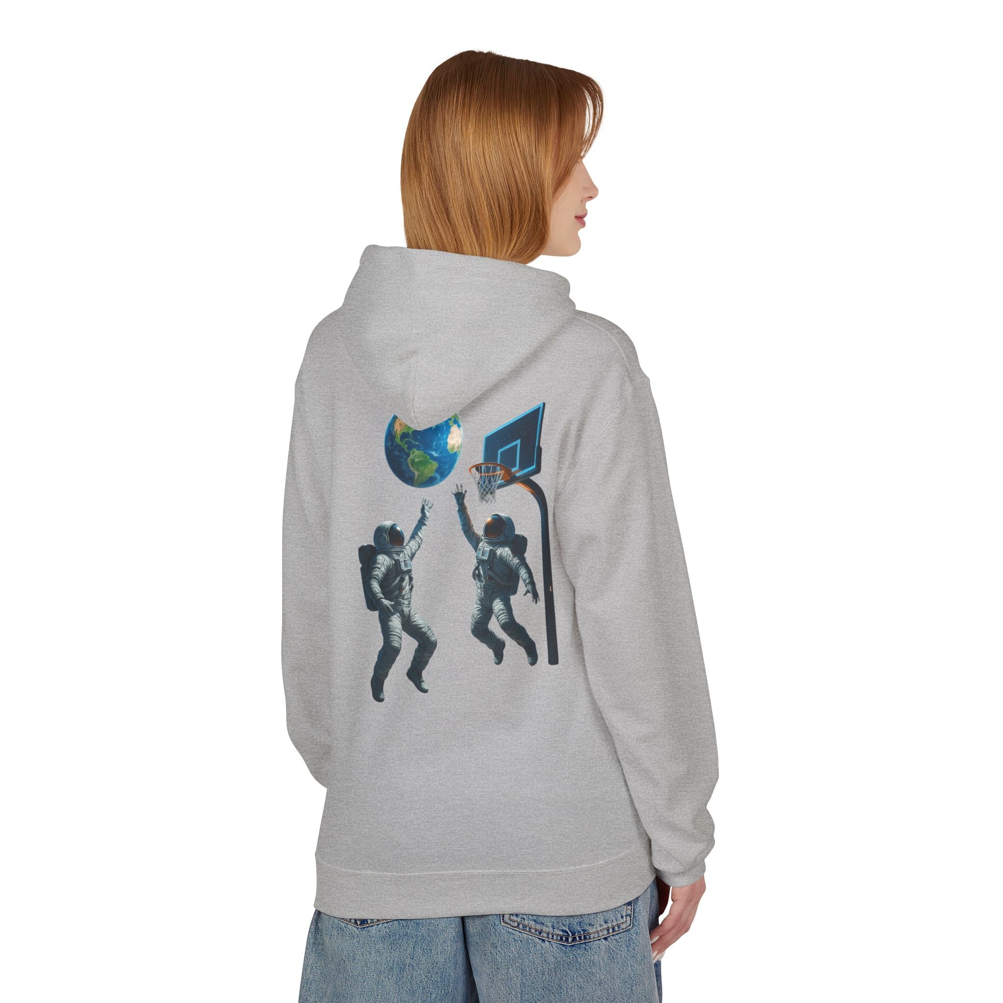 Throwed: Unisex Fleece Hoodie for Space and Sports Enthusiasts, Ideal for Holidays, Gifts, Homewear, Casual Wear
