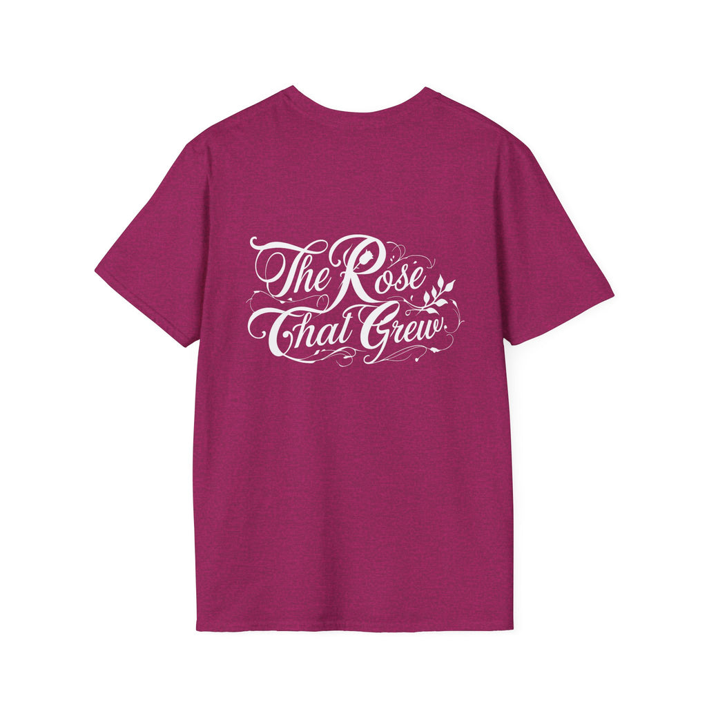 Unisex Softstyle T-Shirt with 'The Rose That Grew' Design - Perfect for Nature Lovers, Gifts for Friends, Casual Wear, Summer Outfits, [...]
