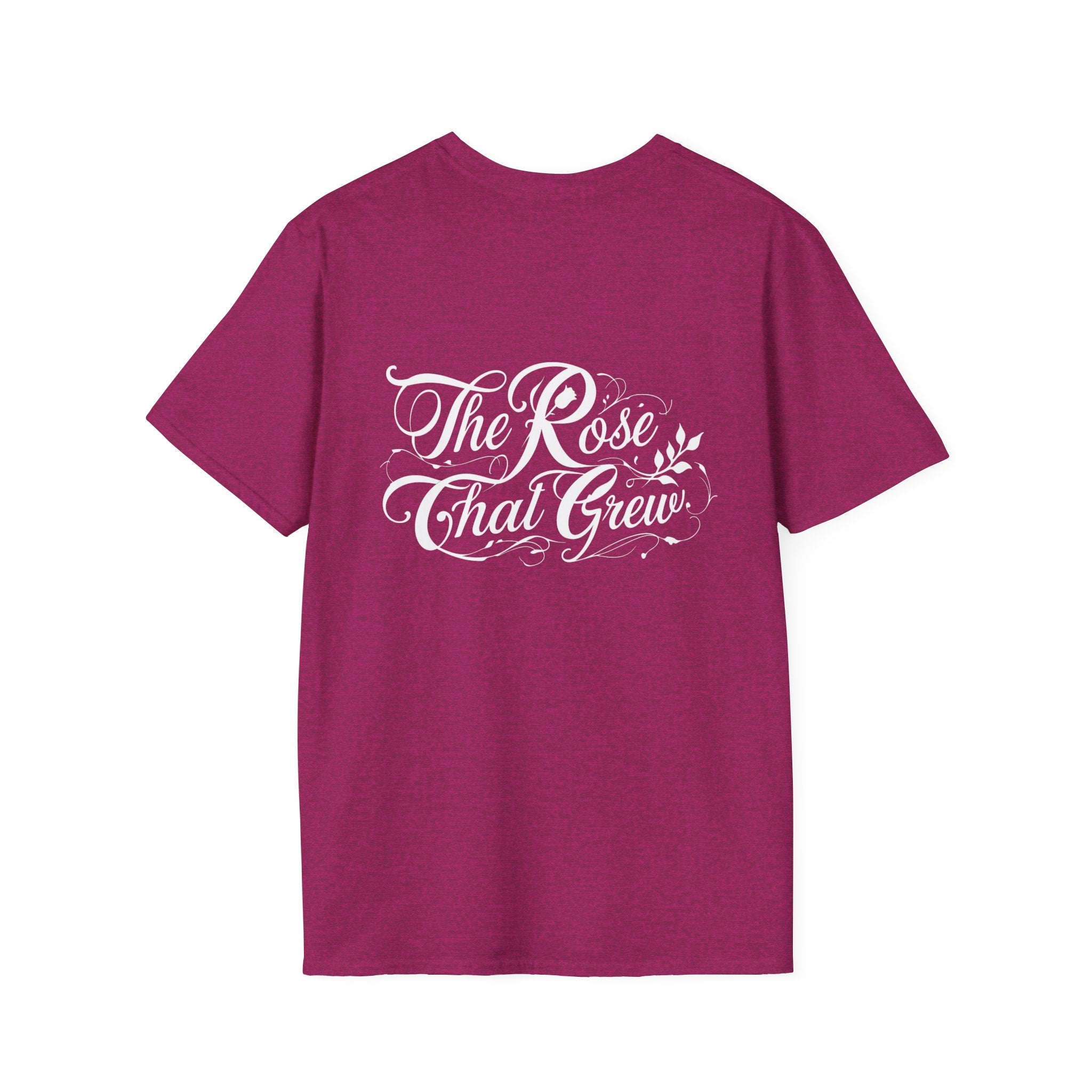 Unisex Softstyle T-Shirt with 'The Rose That Grew' Design - Perfect for Nature Lovers, Gifts for Friends, Casual Wear, Summer Outfits, [...]