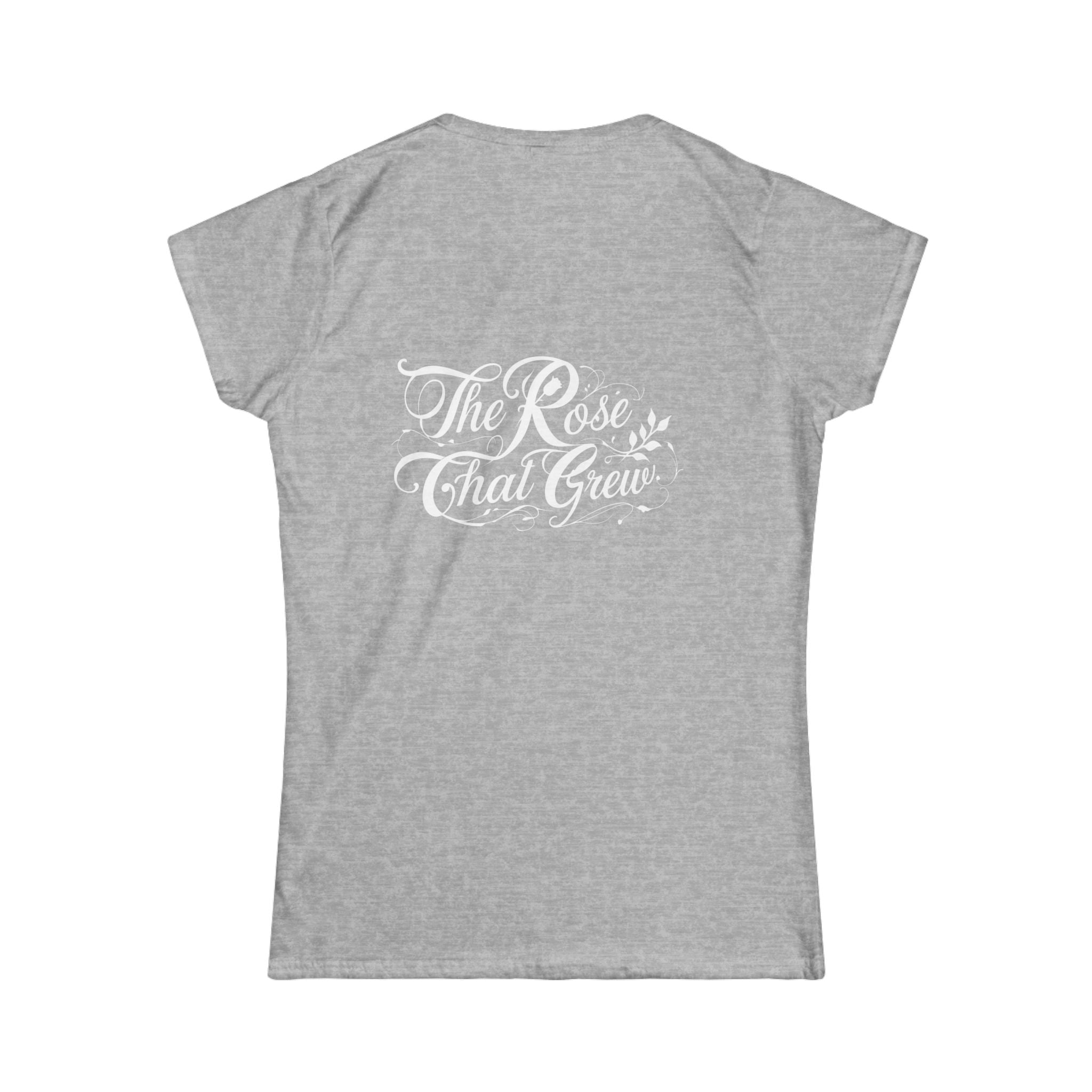 Women's Graphic Tee with Floral Design, Casual Wear, Gift for Her, Fashion Statement, Summer Outfit, Unique Style