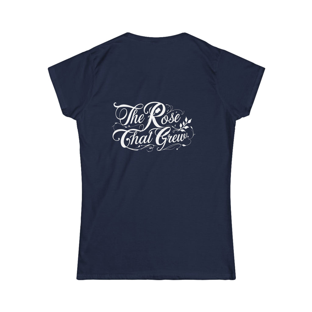 Women's Graphic Tee with Floral Design, Casual Wear, Gift for Her, Fashion Statement, Summer Outfit, Unique Style