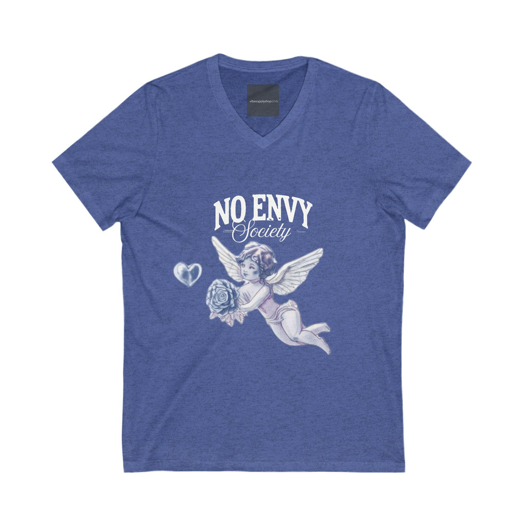 Spread Love Not Hate V-Neck Tee, Unisex Inspirational Shirt, Casual Everyday Wear, Gift for Friends, Positive Message Tee