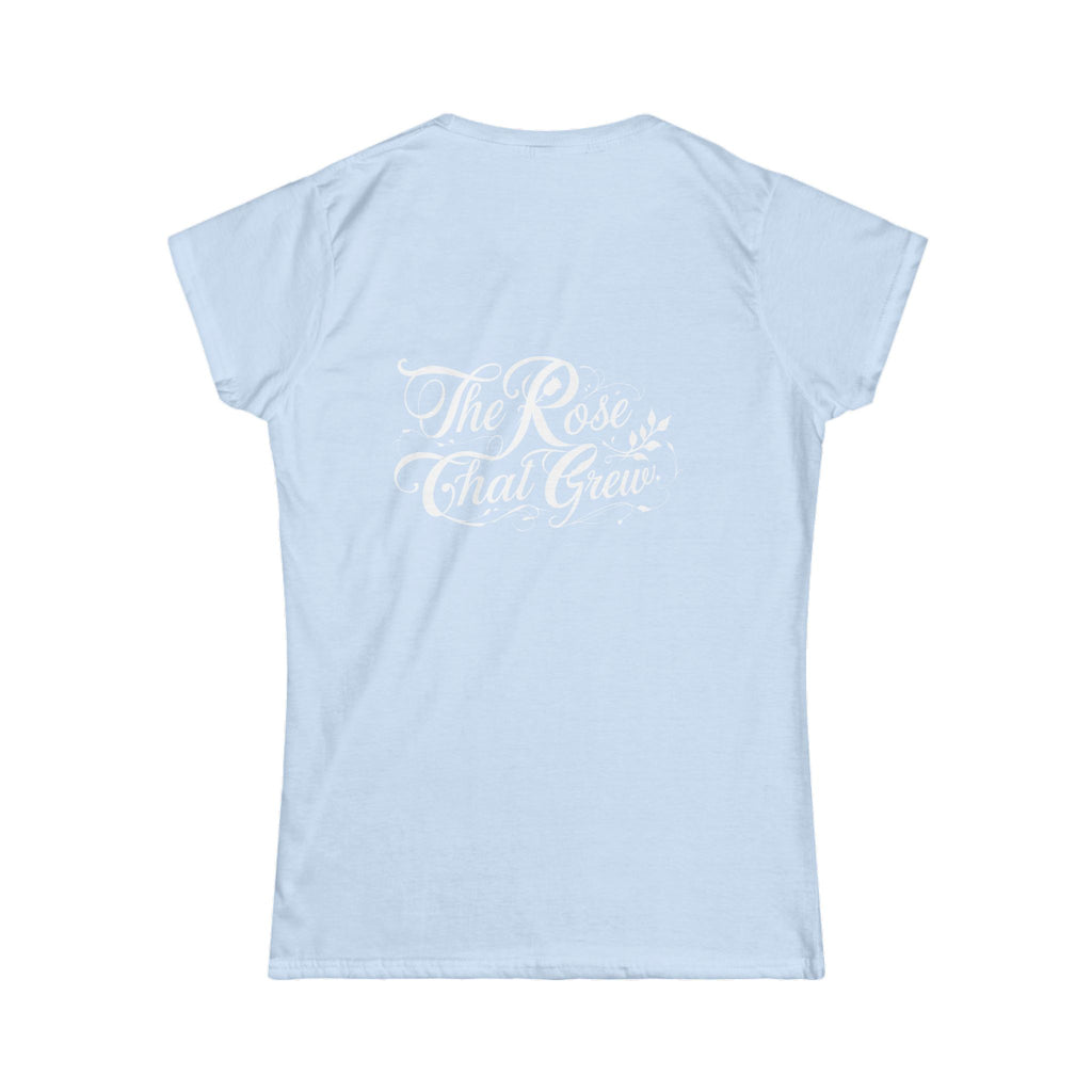 Women's Graphic Tee with Floral Design, Casual Wear, Gift for Her, Fashion Statement, Summer Outfit, Unique Style