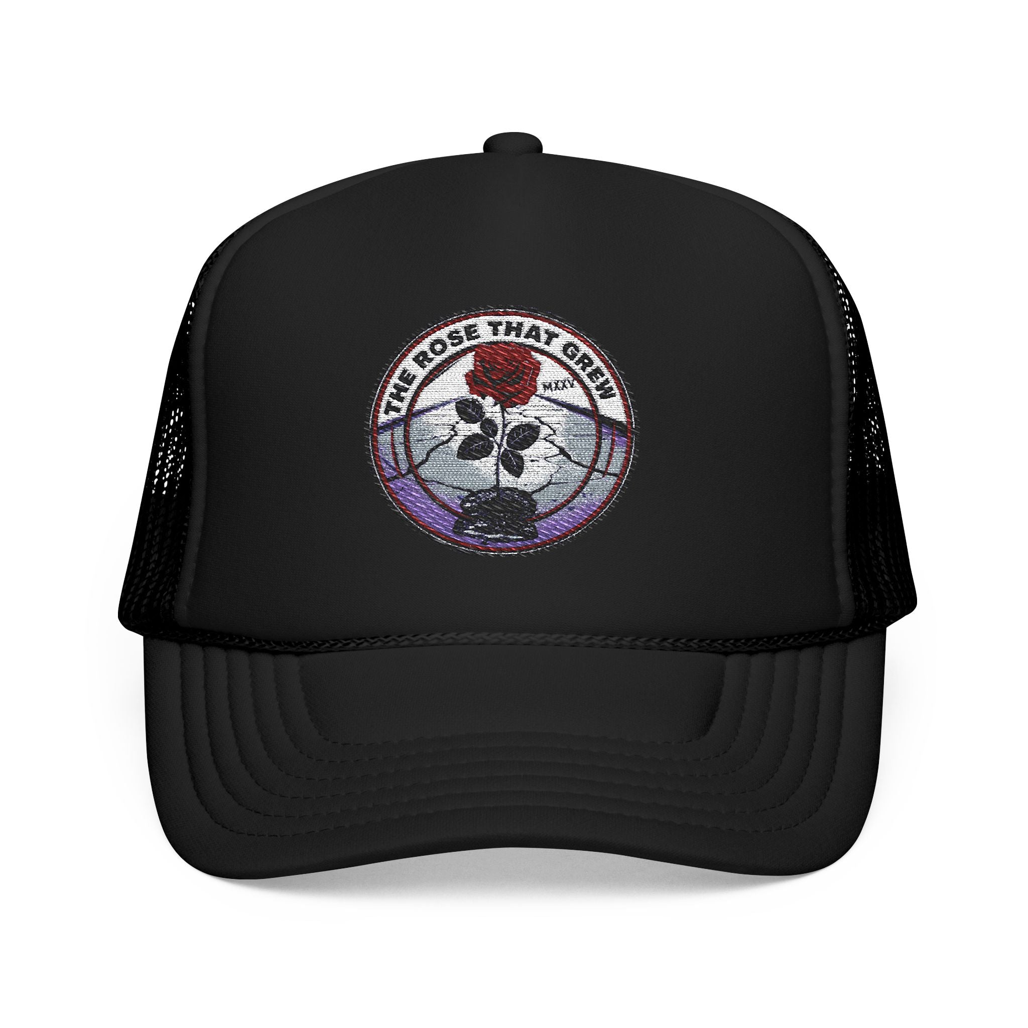 Embroidered Foam Trucker cap, Unique Apparel, Gift for Outdoor Lovers, Casual Fashion, Custom Cap