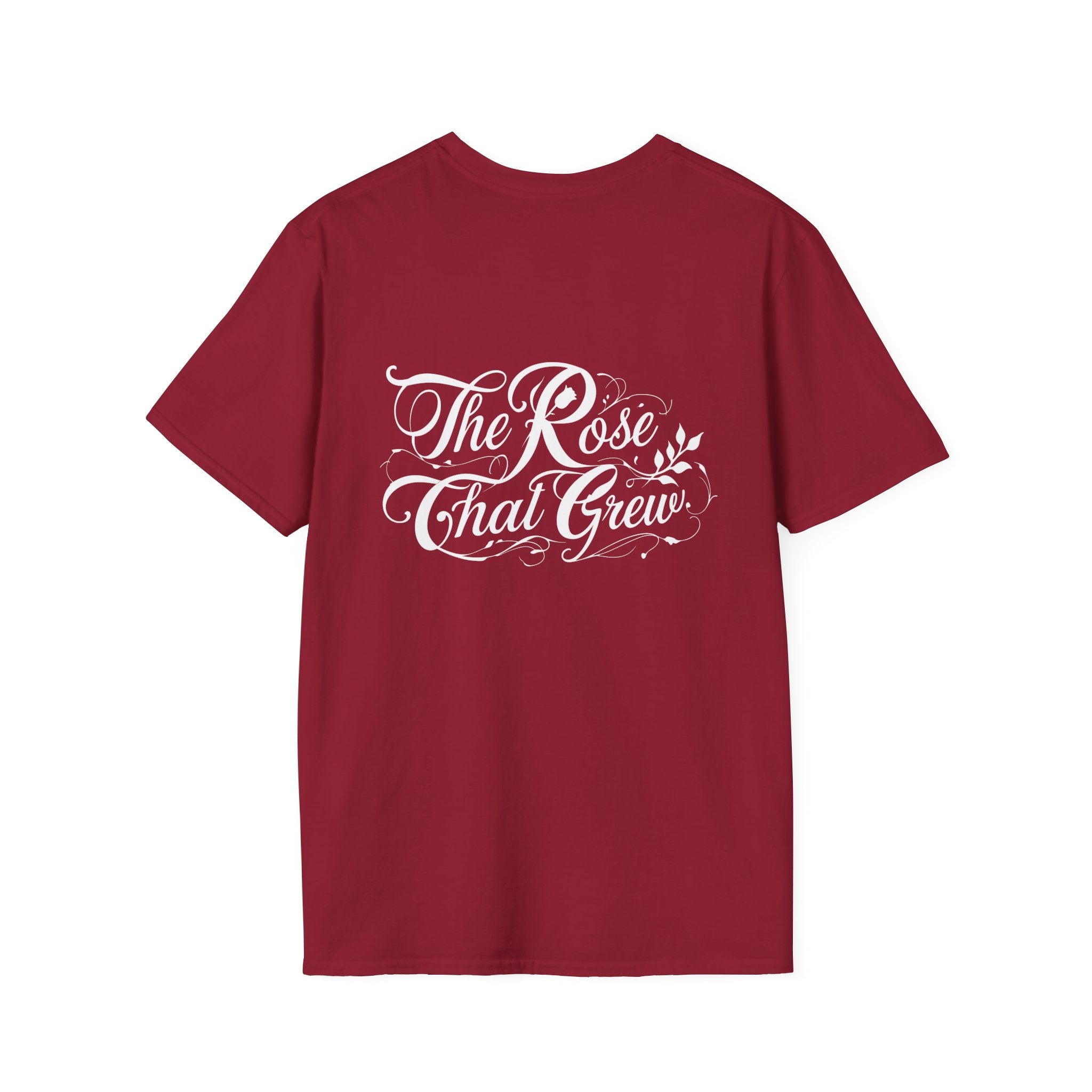 Unisex Softstyle T-Shirt with 'The Rose That Grew' Design - Perfect for Nature Lovers, Gifts for Friends, Casual Wear, Summer Outfits, [...]
