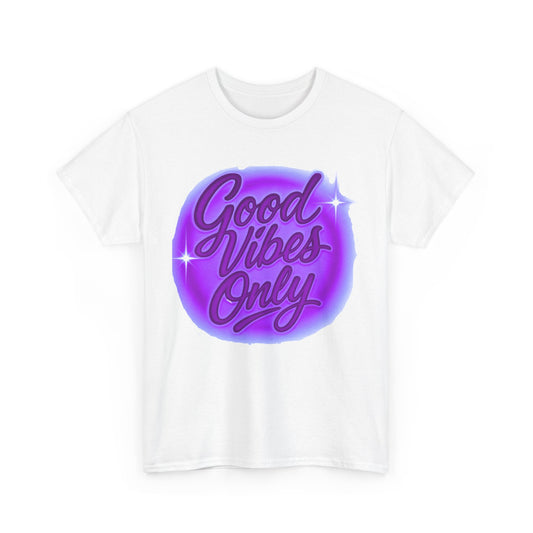 Good Vibes Only Unisex Heavy Cotton Tee | Motivational T-shirt, Positive Energy Apparel, Casual Everyday Wear, Gift for Friends, [...]