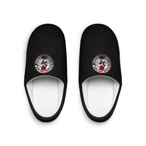 Cozy Black Indoor Slippers with Unique Design, Perfect for Home, Relaxation, Gifts, Cozy Nights, or Seasonal Celebrations