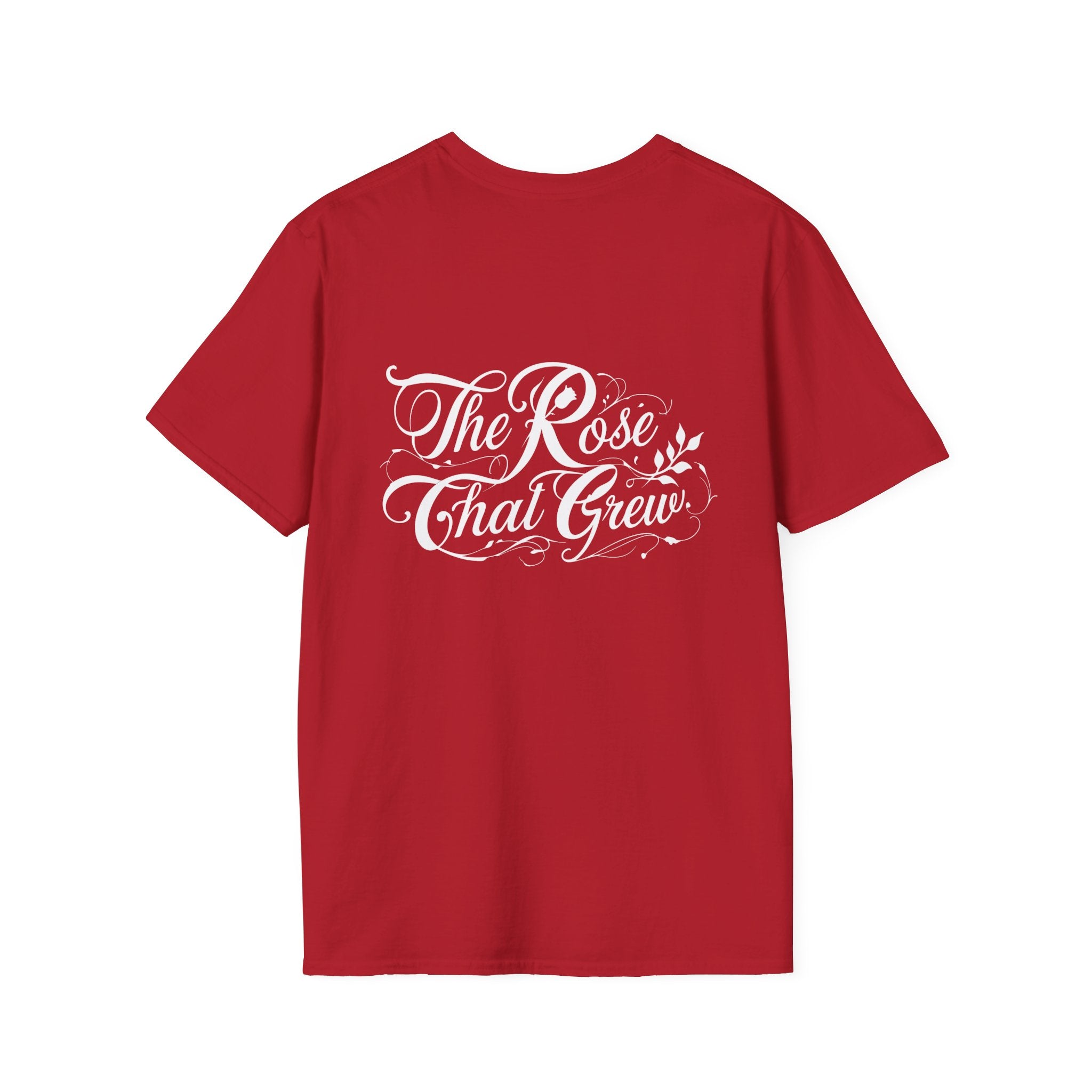 Unisex Softstyle T-Shirt with 'The Rose That Grew' Design - Perfect for Nature Lovers, Gifts for Friends, Casual Wear, Summer Outfits, [...]