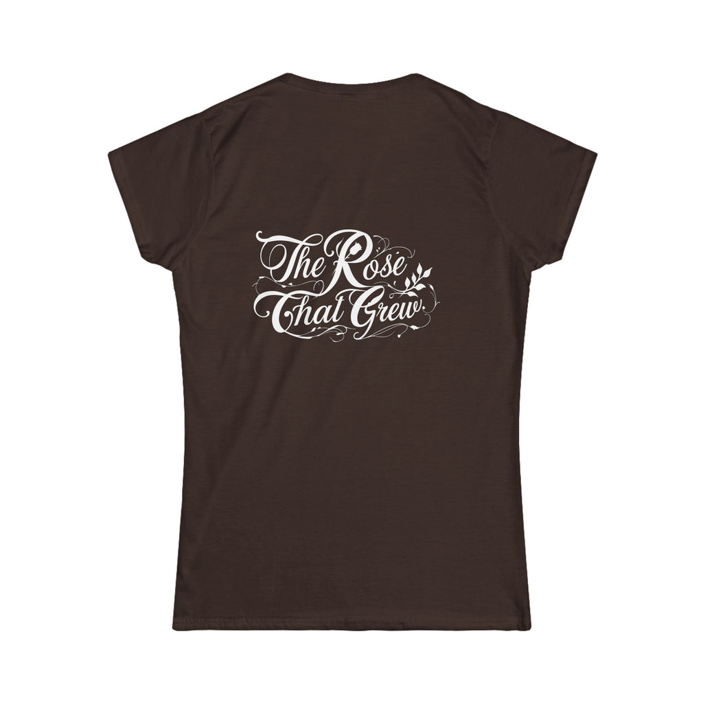 Women's Graphic Tee with Floral Design, Casual Wear, Gift for Her, Fashion Statement, Summer Outfit, Unique Style