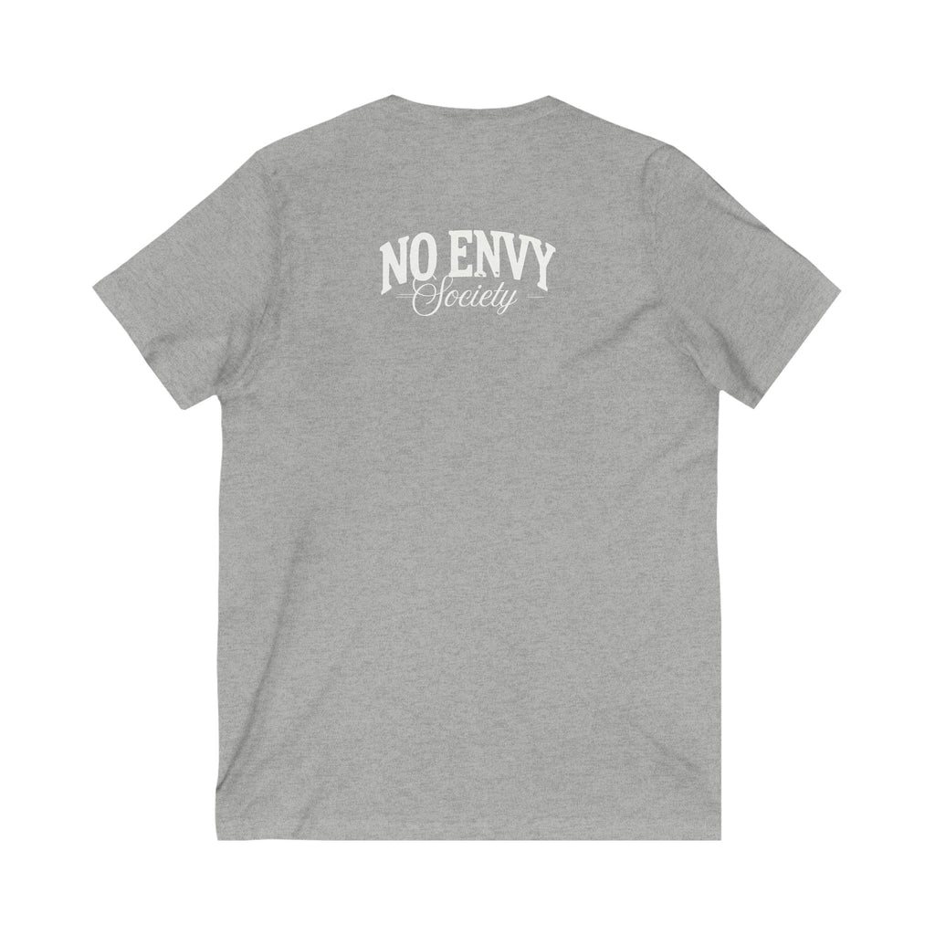 Spread Love Not Hate V-Neck Tee, Unisex Inspirational Shirt, Casual Everyday Wear, Gift for Friends, Positive Message Tee
