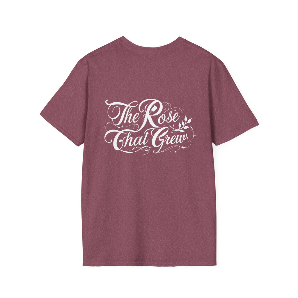 Unisex Softstyle T-Shirt with 'The Rose That Grew' Design - Perfect for Nature Lovers, Gifts for Friends, Casual Wear, Summer Outfits, [...]